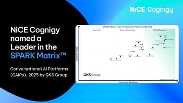 NiCE Cognigy positioned as a Leader in the SPARK MatrixTM: Conversational AI Platforms (CAIPs), 2025 by QKS Group
