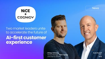 NiCE Closes Acquisition of Cognigy, Transforming Customer Experience with Data-Driven CX AI