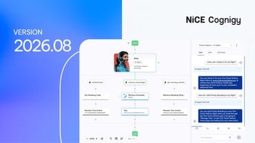 NiCE Knowledge Hub Integration and More in Cognigy.AI 2026.8
