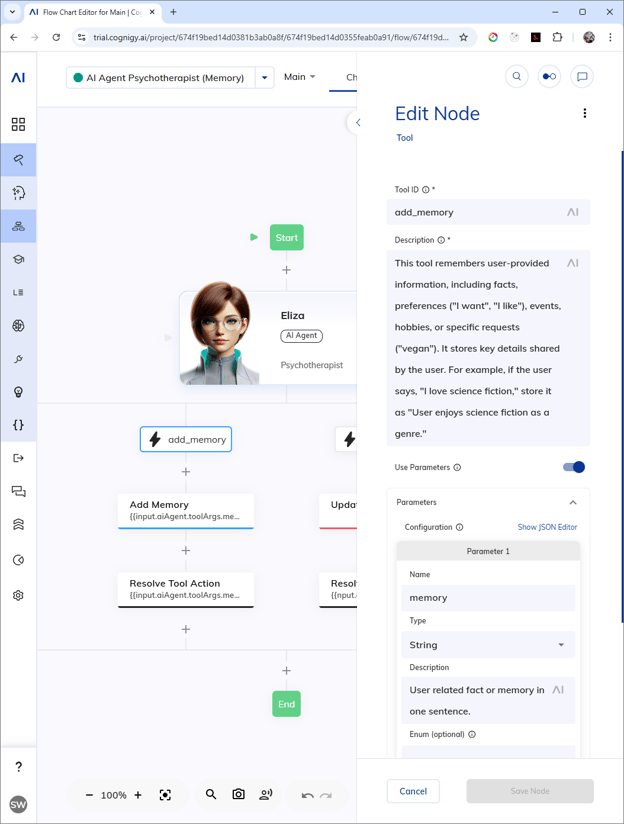 Add Memory Tool