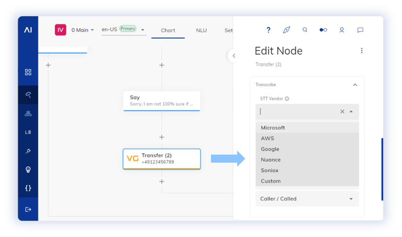 Call Transcribe - Cognigy.AI