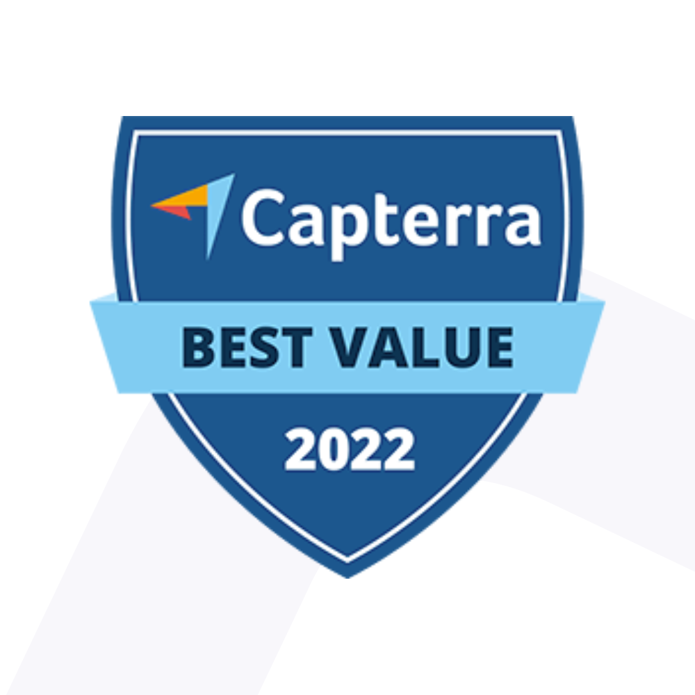 Capterra Best Value 2022 Badge
