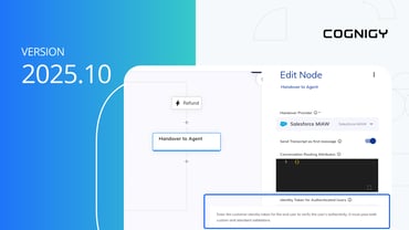 New Versioning Concept and More with Cognigy.AI 2025.10 Release