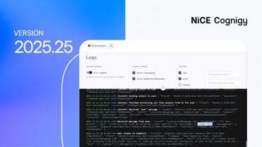 Stronger Data Governance, Deeper NiCE CXone Integration, and More with Cognigy.AI 2025.25 Release