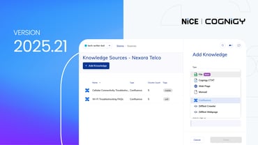 Scalable Knowledge Integration and More with Cognigy.AI 2025.21 Release