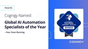 Cognigy Named Global AI Automation Specialists of the Year – Four Years Running