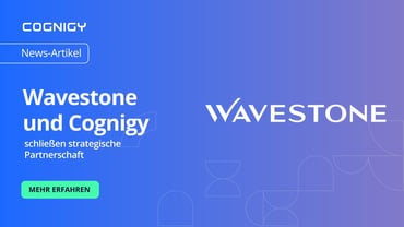 Wavestone und Cognigy schließen strategische Partnerschaft
