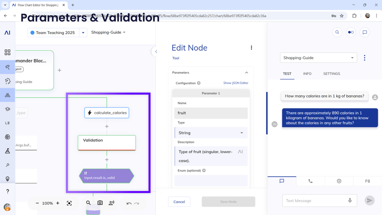 Parameters & Validation