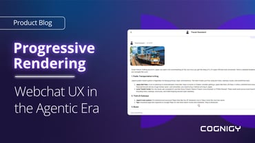 Driving AI-Native Chat Experiences with Progressive Rendering