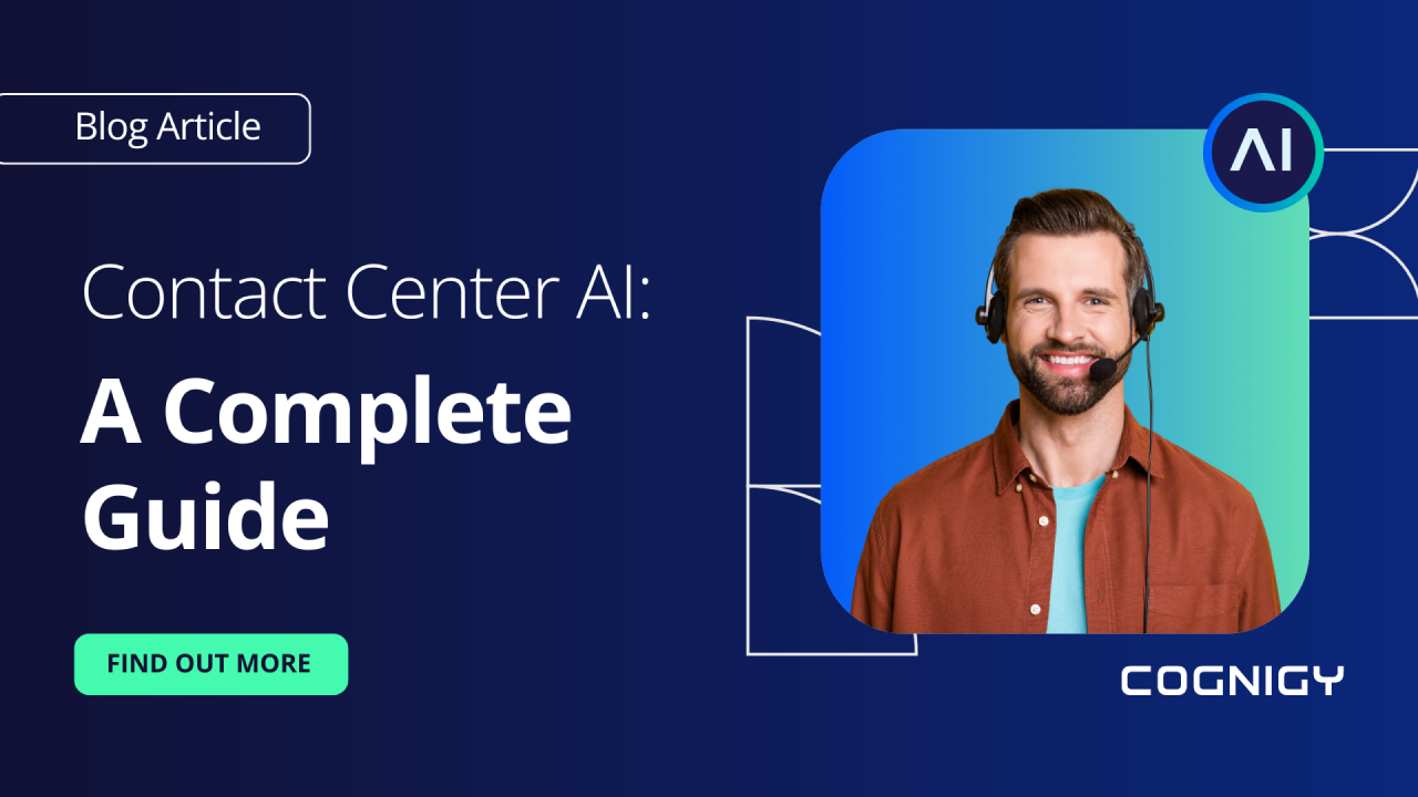 What is an AI Contact Center? | Cognigy