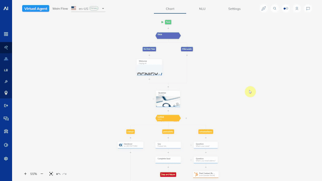 Cognigy.AI Flow Editor