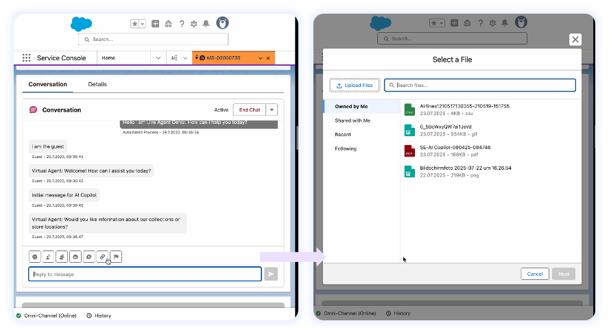 Salesforce MIAW_Attachment Handling