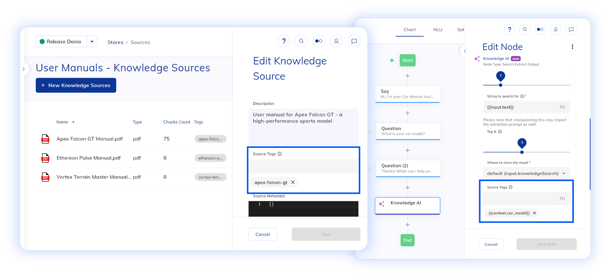 Source Tag Editability in Knowledge AI and More with Cognigy.AI v4.83