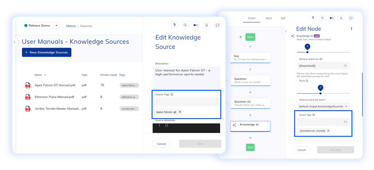 Source Tag Editability in Knowledge AI and More with Cognigy.AI v4.83