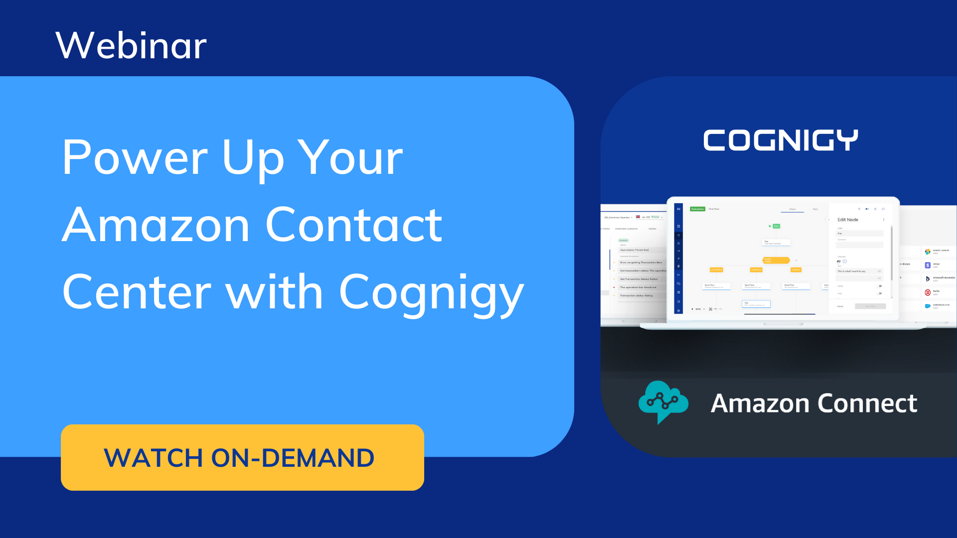 Power Up Your Amazon Contact Center with Cognigy