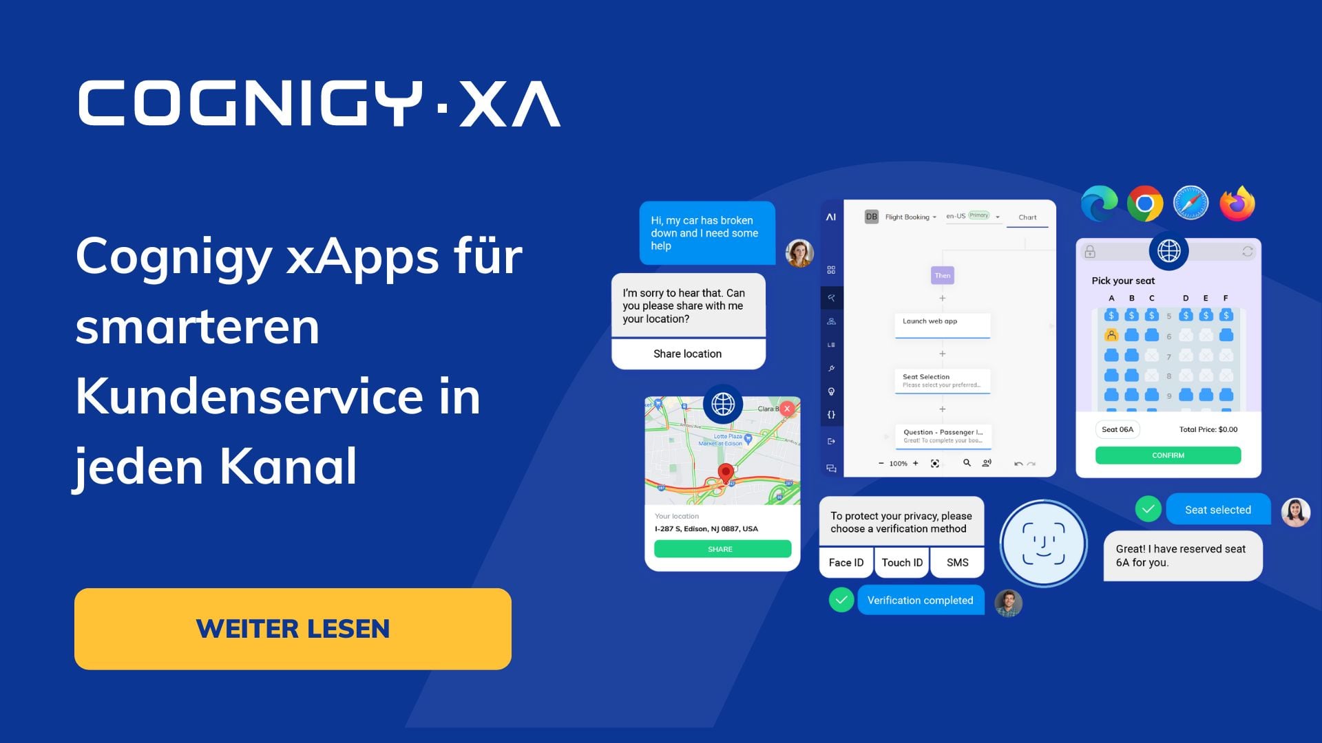 Xapps Rendrer Cognigy xApps verbinden Sprache, Text, Multimedia, Anwendungen im ...