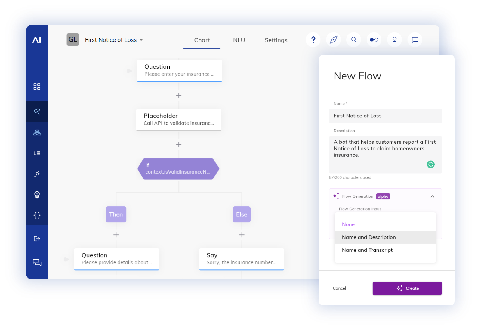 AI-Assisted Flow Generation - Cognigy