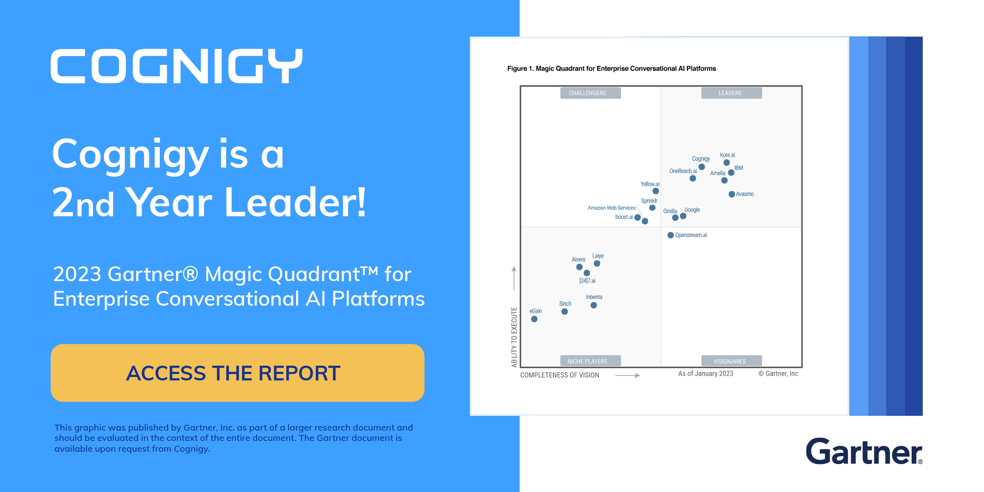 35+ Cognigy Gartner, We are honored to be named a leader in the 2022
