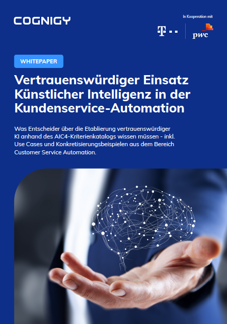 Trustworthy AI whitepaper cover DE